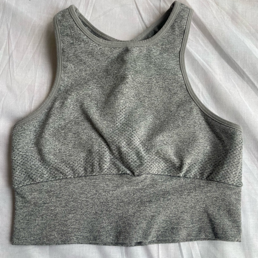 Free People Movement Grey Keyhole Bra XS/S
